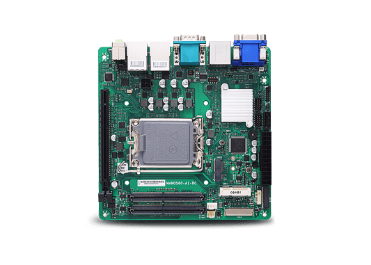 Mini-ITX плата MANO560 с поддержкой ЦП 12-го поколения и полноценным слотом PCIe x16